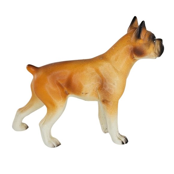 Vintage Napco Boxer Figurine Standing Japan - Picture 5 of 8